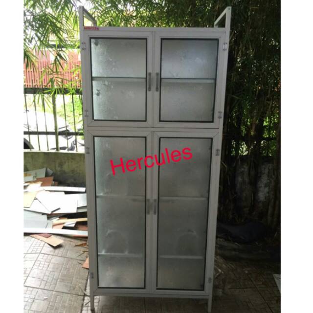 Lemari Rak  Piring  Full 2  pintu  minimalis  Shopee Indonesia