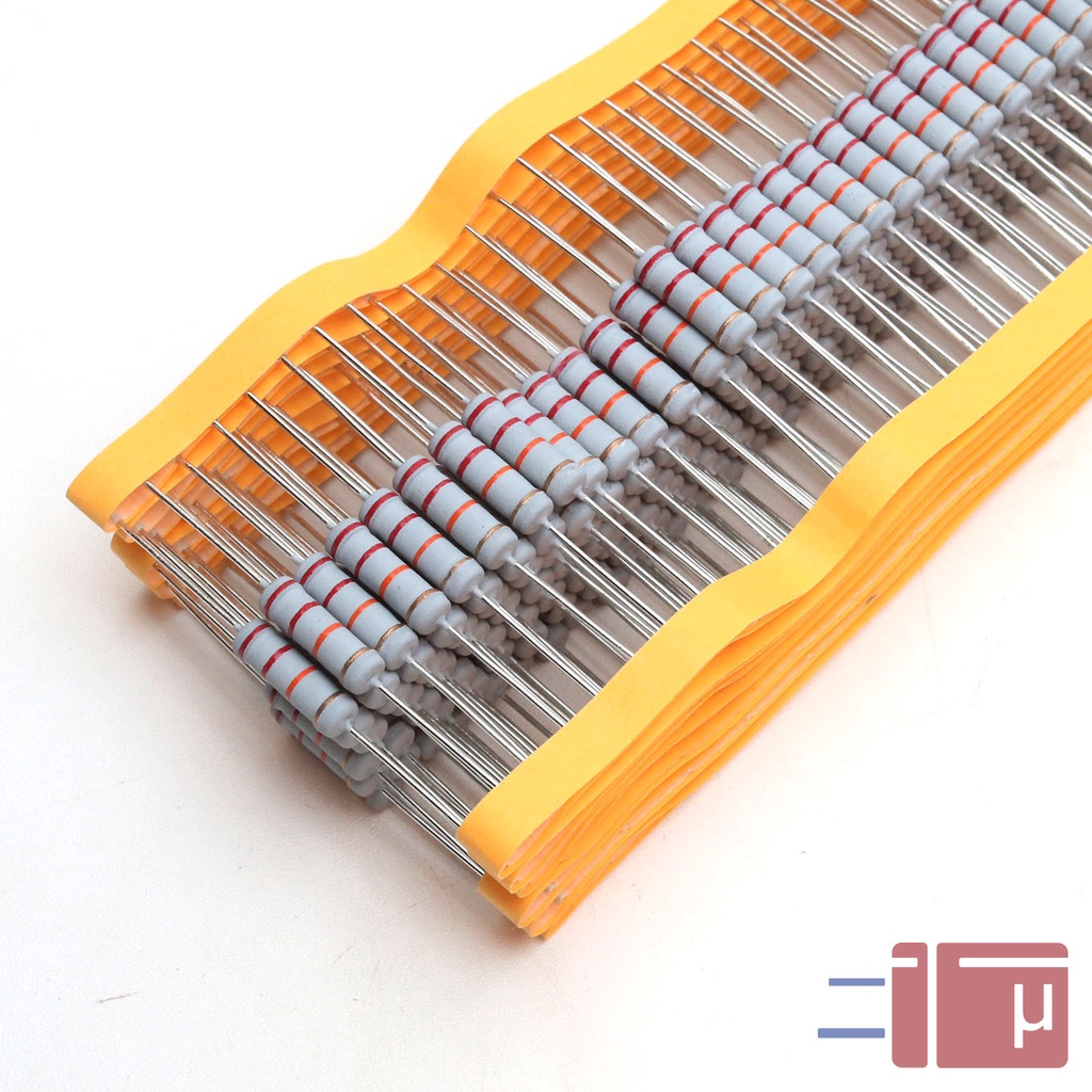 Resistor 22K 2W Metal Oxide 5% Taiwan Kaki Tembaga