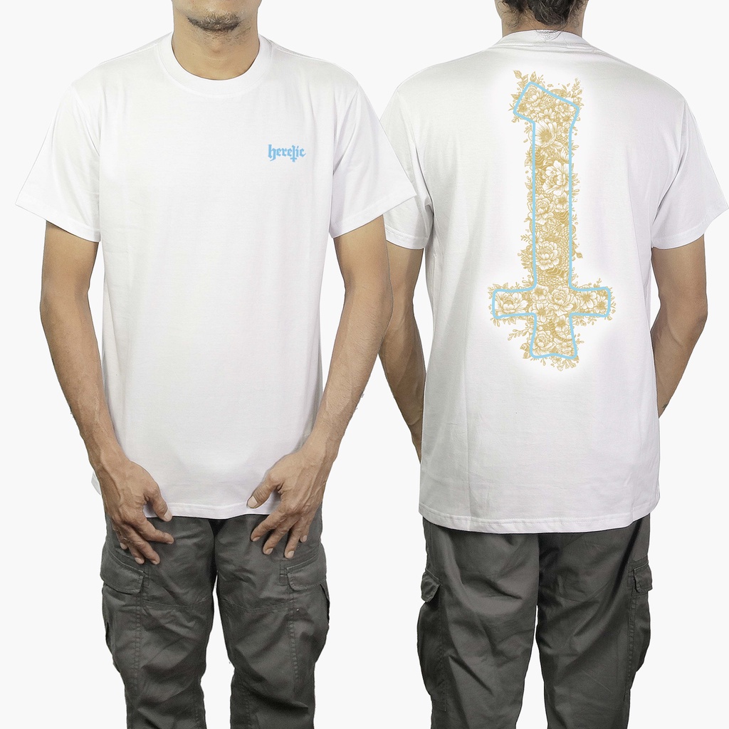 Heretic - T-Shirt - Floral White