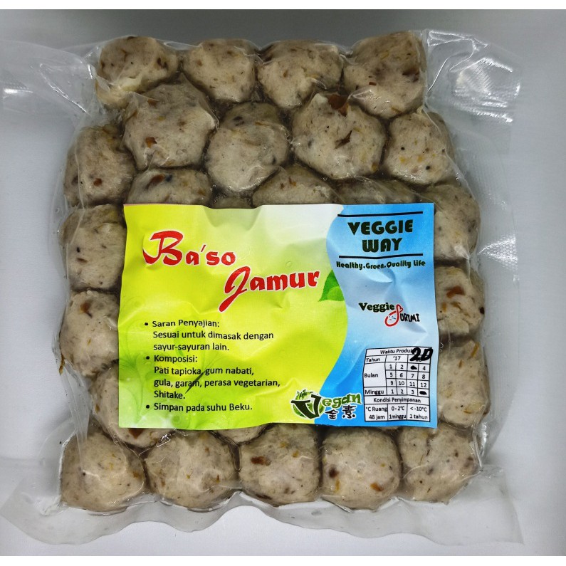 

Bakso / baso jamur Vegan veggie way 380gr