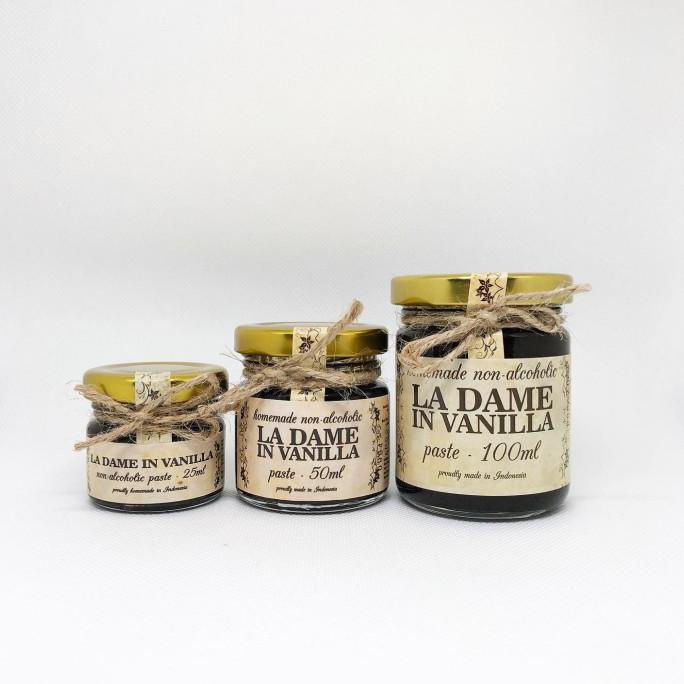 

La Dame In Vanilla Paste Vanila Pasta 100ml Halal MUI