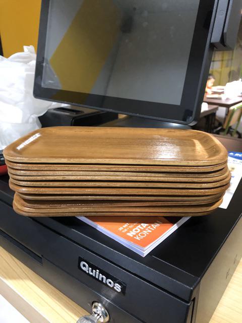 Stock Terbaru   Termurah Flash Sale Nampan,tempat Bill Kayu/bon/strouk Resto,piring Saji