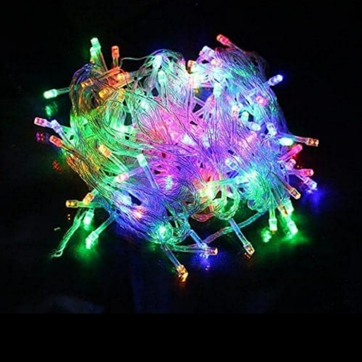 Lampu Natal LED / Lampu Tumbrl Lampu Hias Kelap Kelip 10 Meter 10M