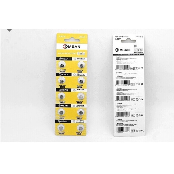 ✅COD [BBS] 3 Pcs Batere Baterai Batre Jam Tangan LR626-377 AG4 1.55 V