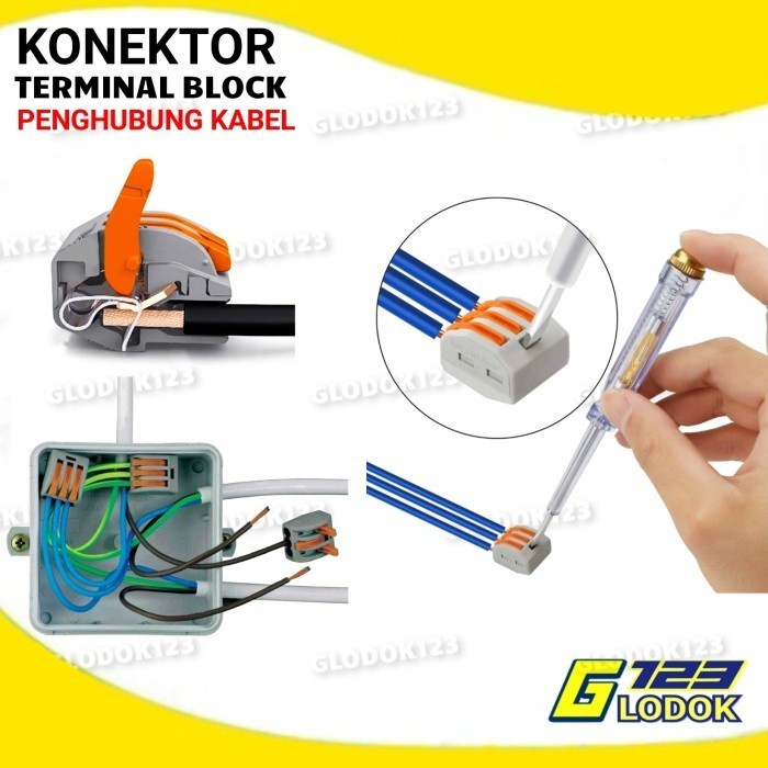 Konektor Terminal Block Penghubung Kabel PCT212 PCT213 PCT214 PCT215