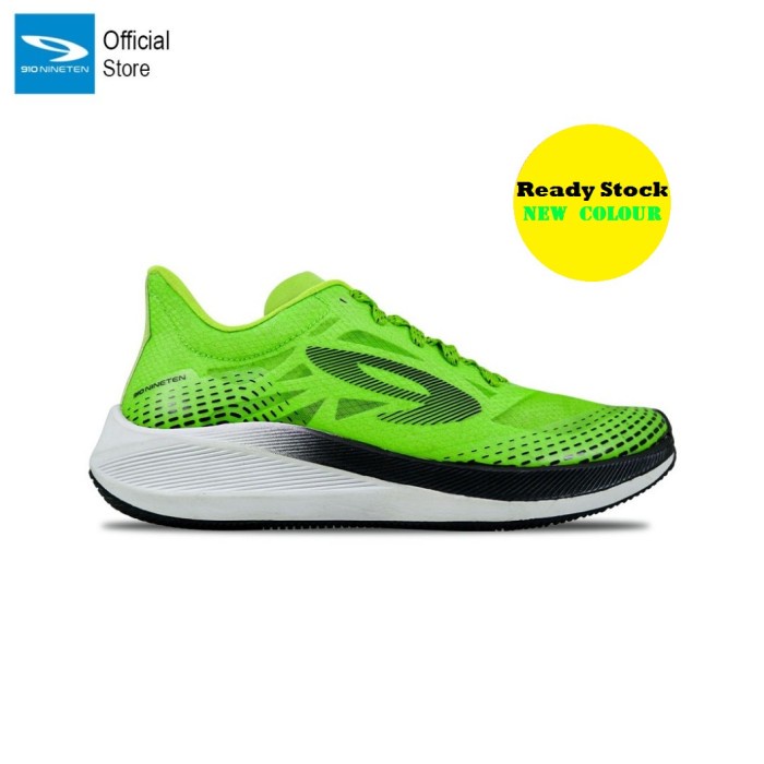 GwgWf 910 Nineten Haze Sepatu Running - Haze 1.5 Hijau Neon / Hitam / Putih - 39 6G45R