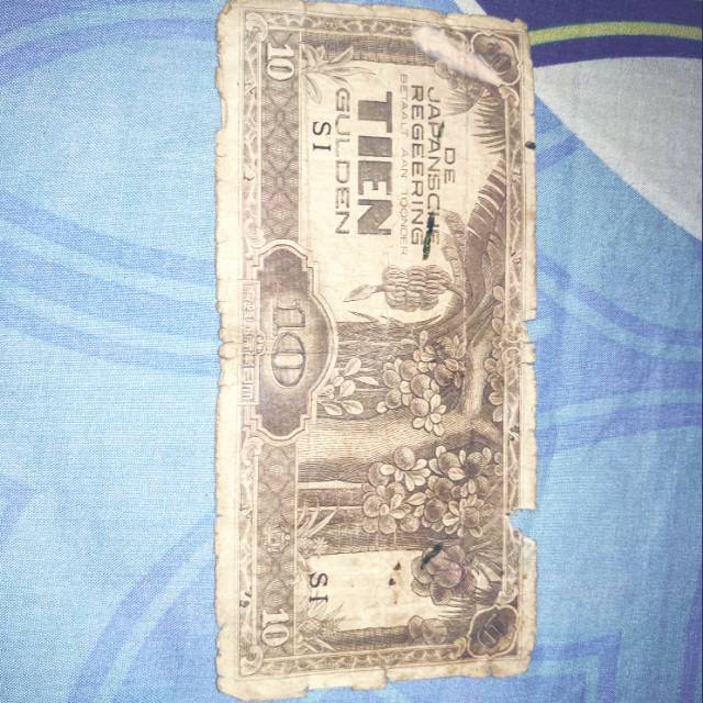 UANG KUNO LANGKA 10 TIEN GULDEN