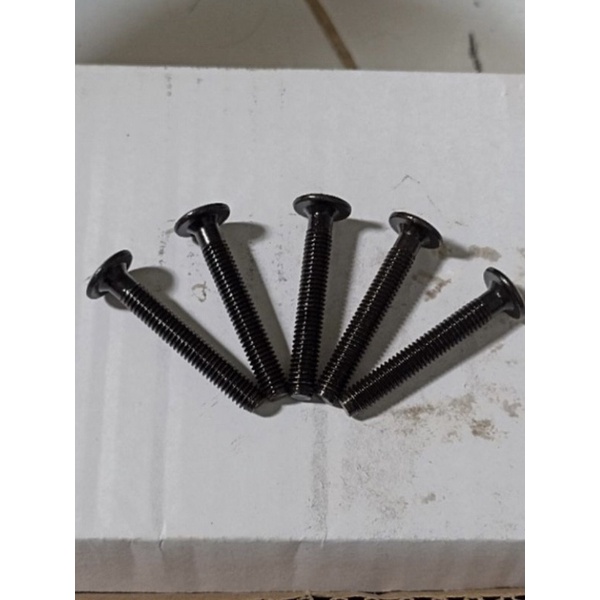 M6×40 Baut JCBC 4cm Furniture Dipan Lemari Meja Baut L pipih Knockdown