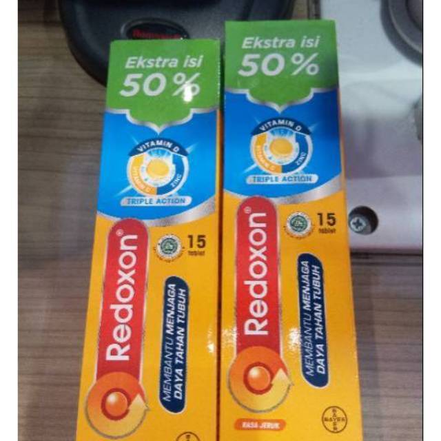 Redoxon effe triple action vitamin C isi 15tablet