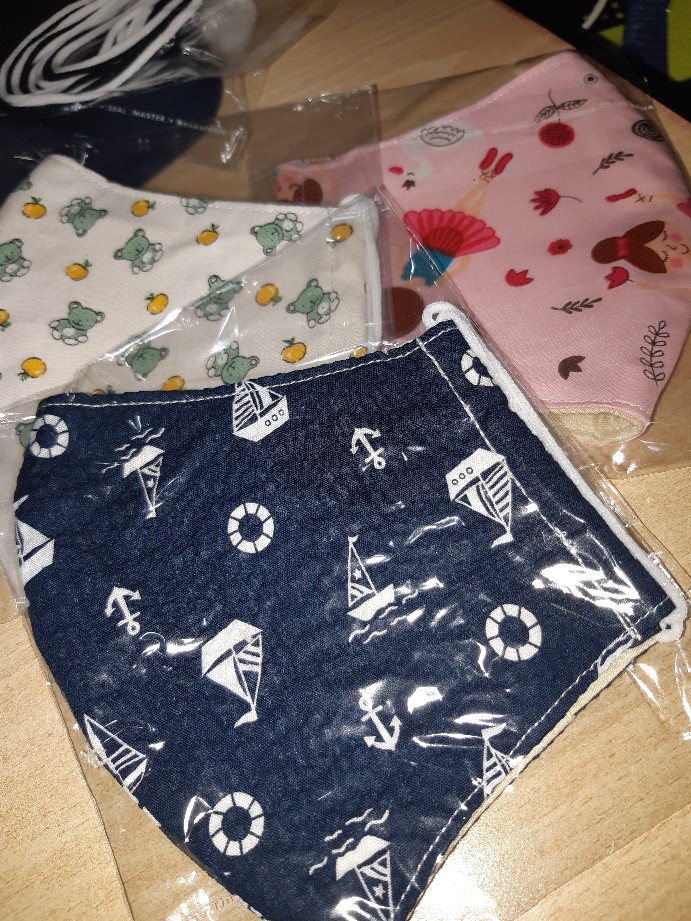 Masker Kain 3 Ply (3 Lapis) Teddy Bear