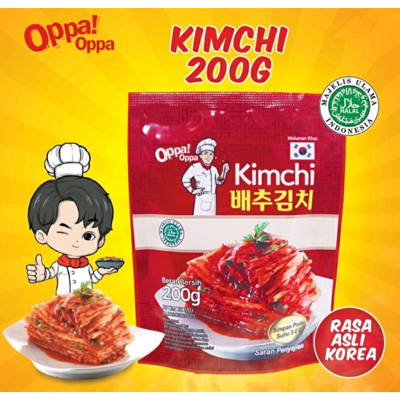 ✔MURAH Kimchi Sawi Fresh &amp; HALAL 200gr / Kimchi HALAL / Kimchi Korea