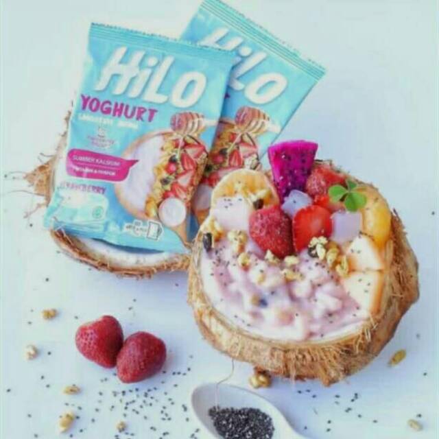 

Hilo Yoghurt Smoothie Bowl Strawberry Sachet 30gr Hilo Yogurt Smootie