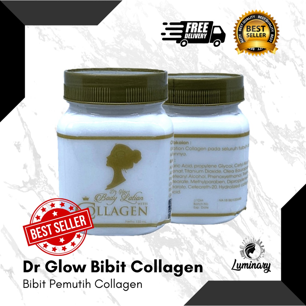 DR GLOW BODY LOTION COLLAGEN BIBIT COLAGEN BPOM PELEMBAB KULIT BODY LOTION PEMUTIH PERAWATAN KULIT