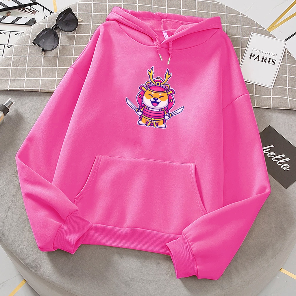 Sweater anak hoodie laki laki SHIBA SAMURAI baju jaket anak cowok cewek anime