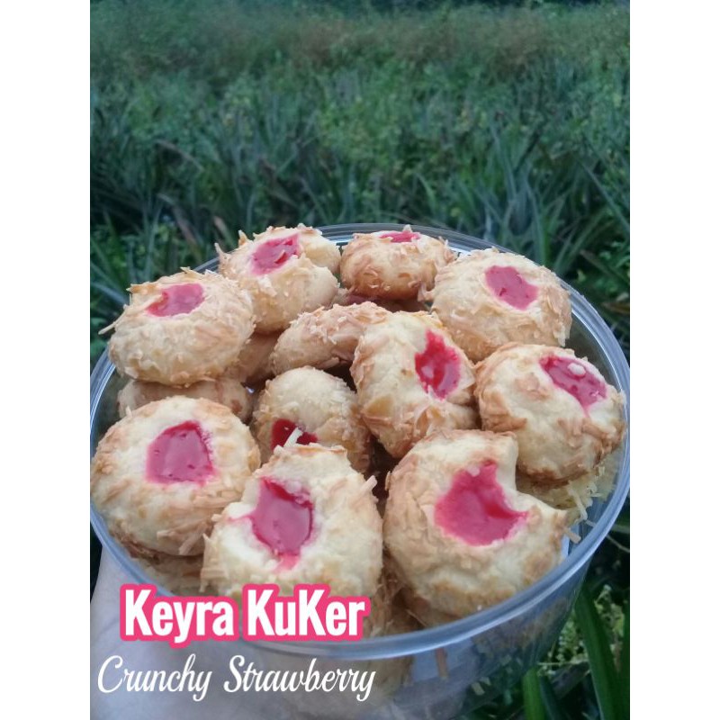 

Crunchy Strowberry Cookies (Kemasan Toples ukuran 500 grm)