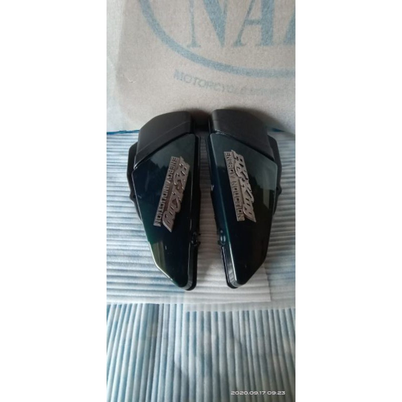 kempolan  aki yamaha RX king ijo botol