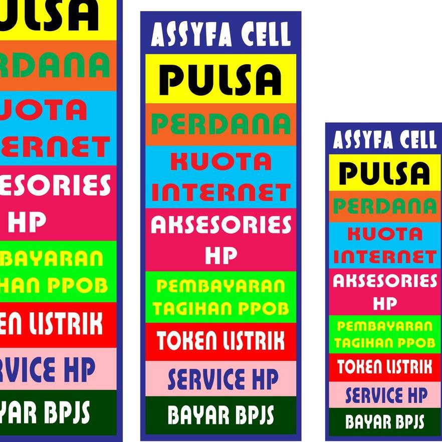 30 Top For Contoh Spanduk Konter  Pulsa Background  Banner  