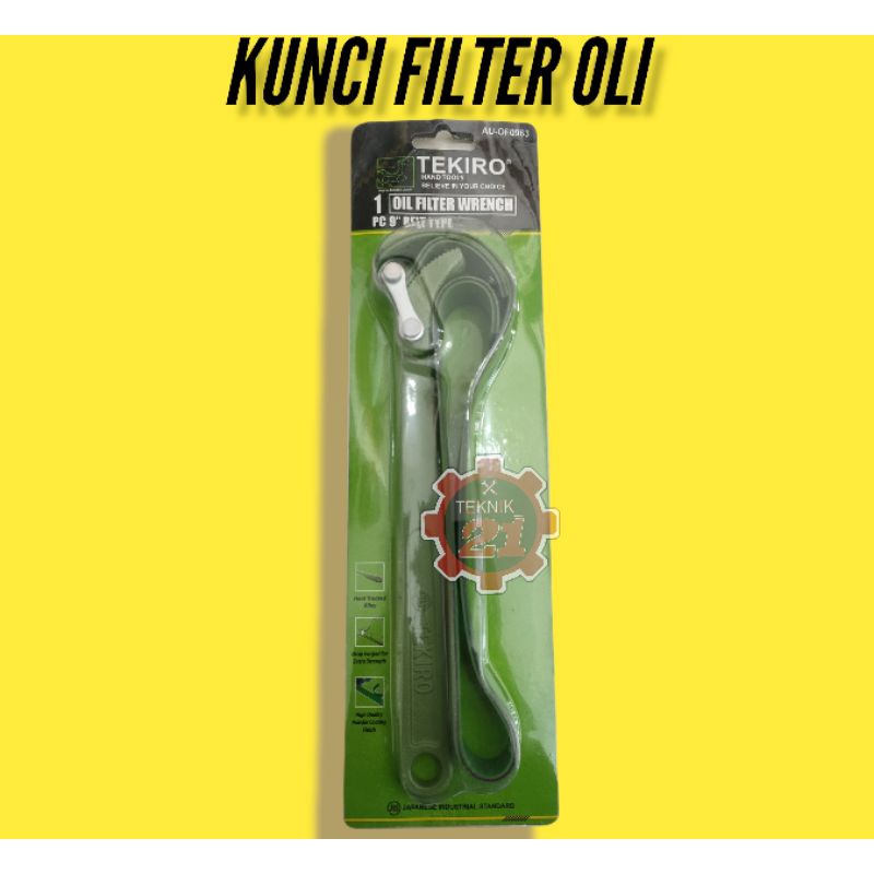 KUNCI FILTER OLI TEKIRO OIL FILTER WRENCH KUNCI FILTER TEKIRO SABUK KUNCI FILTER BELT