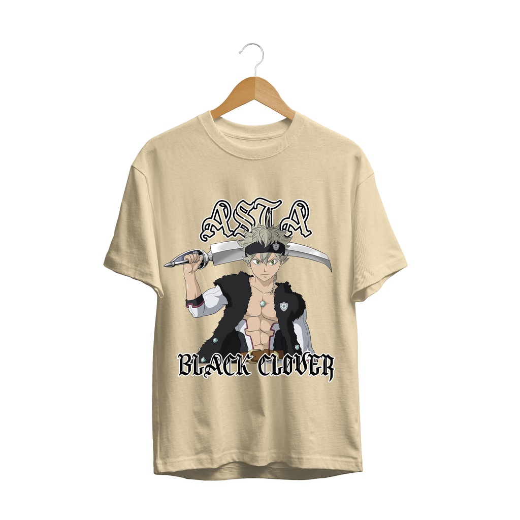 T-SHIRT KAOS ASTA YUNO BLACK CLOVER ANIME MANGA JAPANES CULTURE