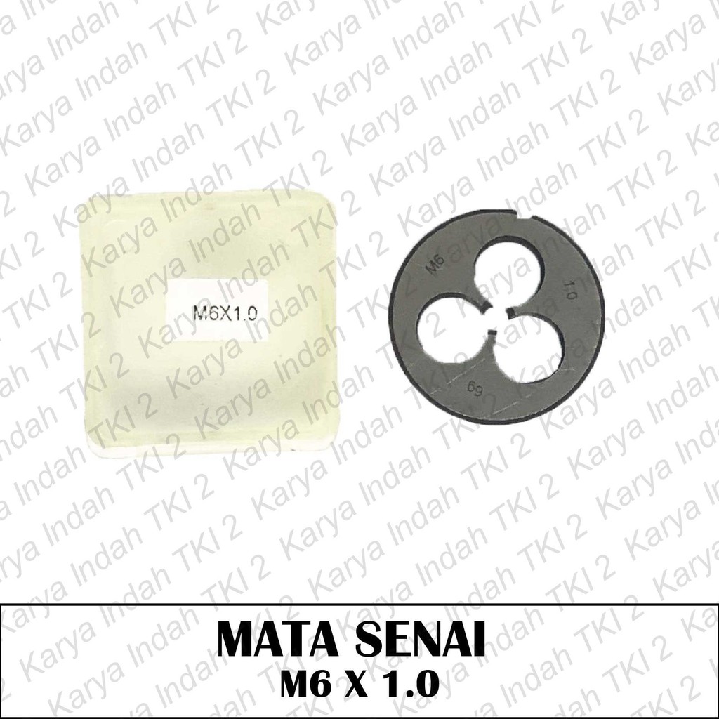Mata Senai M6 x 1 Drat Luar Baut Mata Snei Snai Dies Head M6x1 mm
