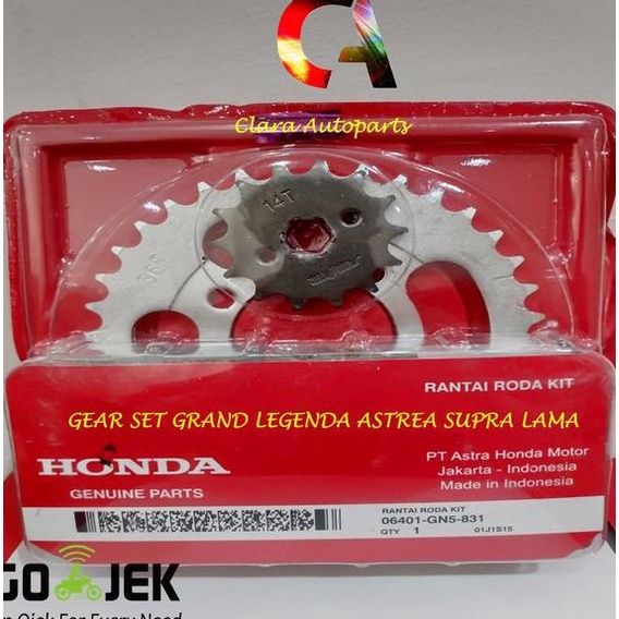 GEAR SET GRAND ASTREA LEGENDA GN5 GIRSET GRAND GIRSET ASTREA GIR SET HONDA GEARSET ASTREA