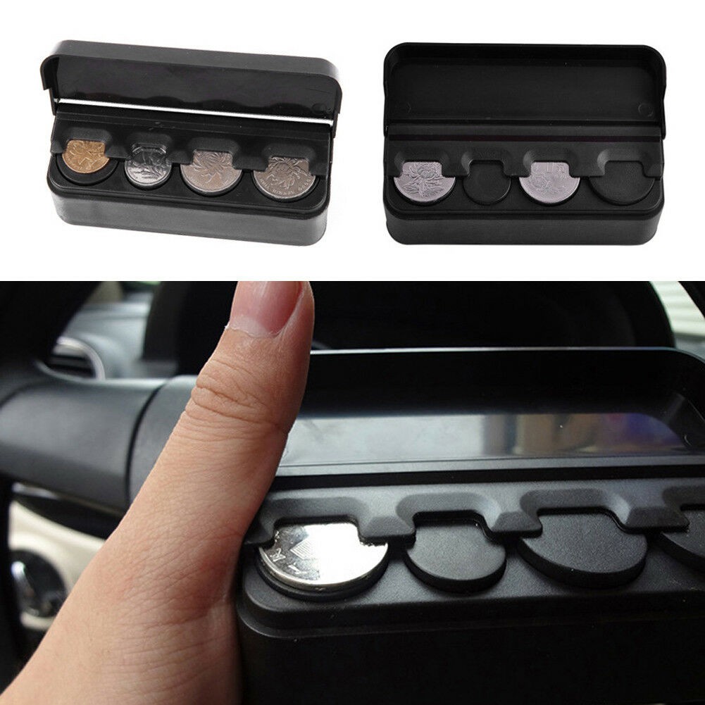 Tempat Koin di Mobil / Car Coin Holder Box Storage