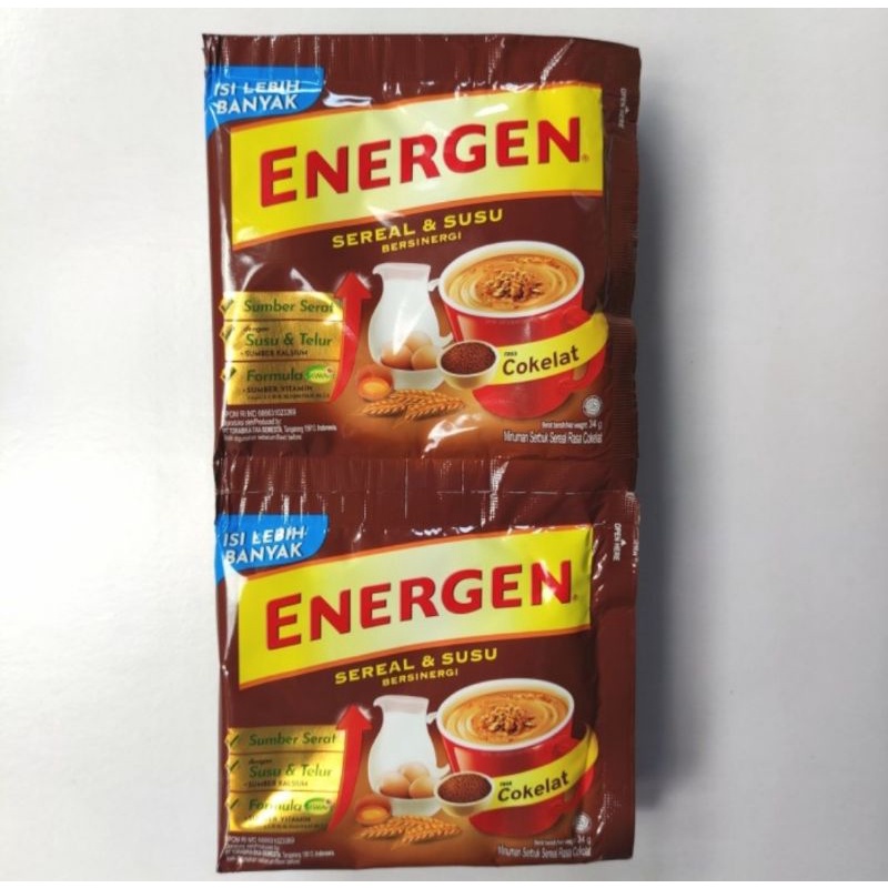 

Energen Sereal Coklat 34gr isi 10 Sachet