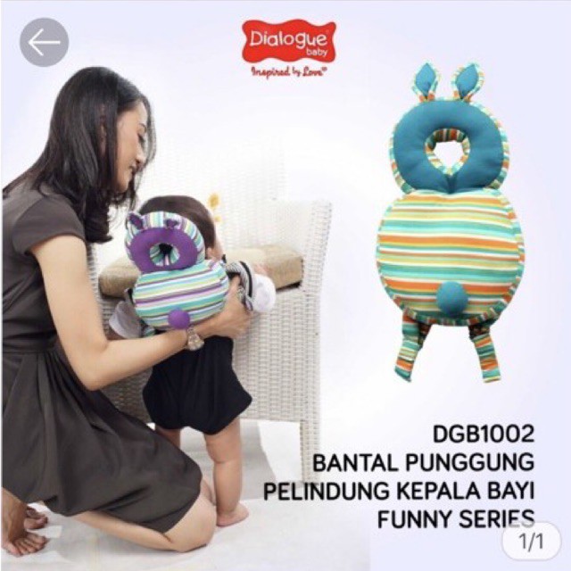 bantal punggung pelindung kepala bayi funny series DGB 1002