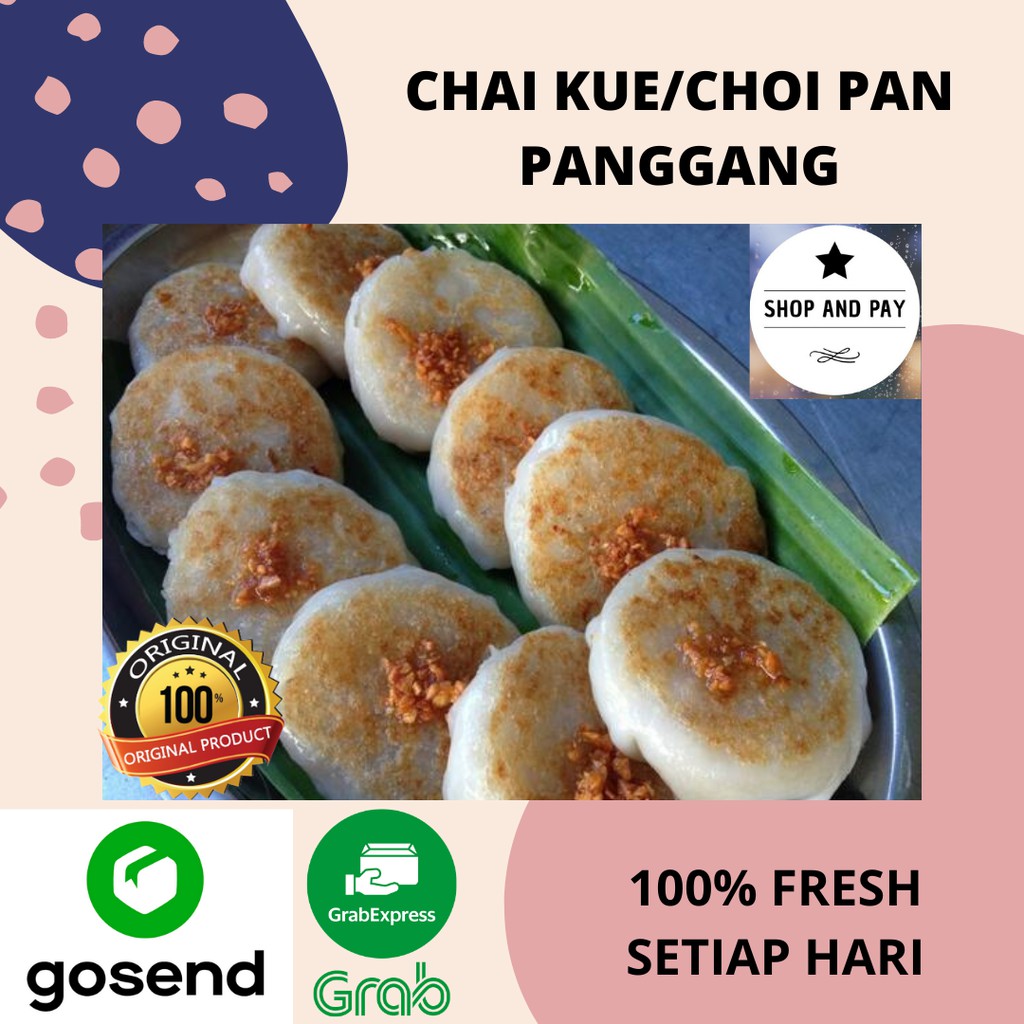 

Chai Kue Chai Kwe / Choi Pan Panggang Khas Pontianak 10 PCS | FRESH 100%