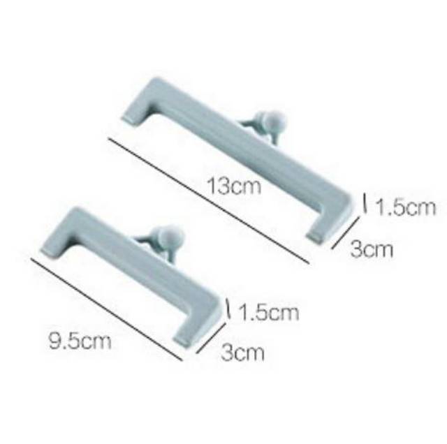 UNNISO - Food Clip / Plastic Sealer 1 Set Isi 2Pc / Jepitan Food Klip