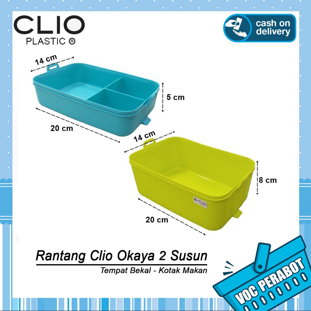 Rantang Susun Kotak Makan Tempat Bekal Tempat Penyimpanan Rantang susun plastik Tempat Makan susun