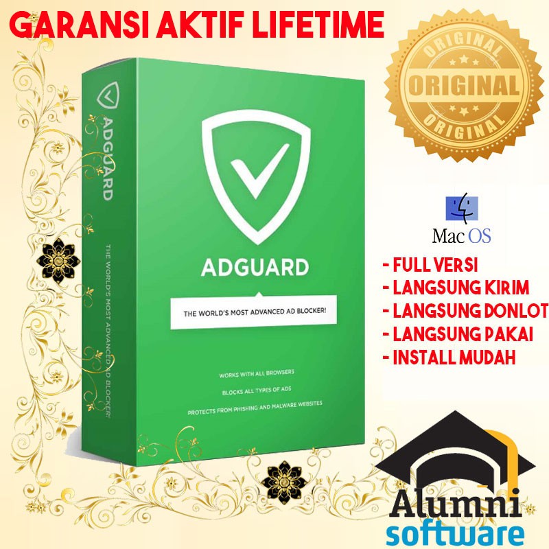 [FULL VERSION] Adguard Mac Security &amp; Protection - GARANSI AKTIVASI