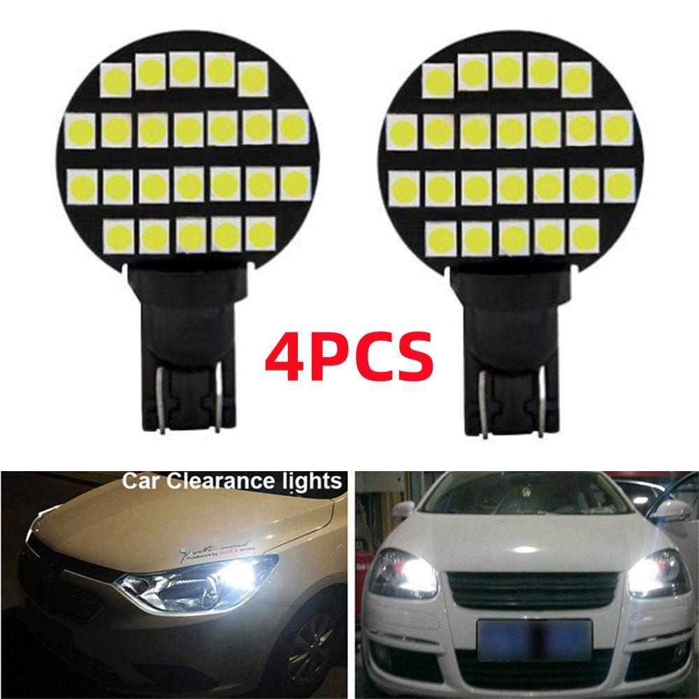 Preva 4Pcs Lampu Plat Nomor 4Pcs COB Super Terang3528 24SMD LED Dome Map