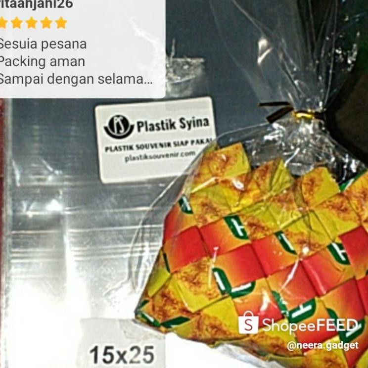 

ね Lebar 12-15. Plasyina - Plastik Souvenir Siap Pakai. Tebal, Bening & Berkilau ヰ