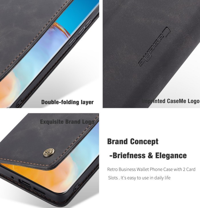 IPHONE XS MAX LEATHER FLIP WALLET CASE DOMPET MAGNETIC COVER