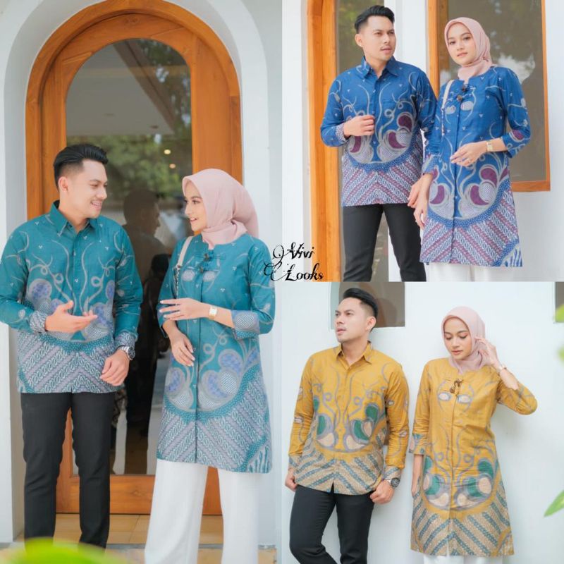 ATASAN BATIK COUPLE MODERN PARANG CHINESE LOOK