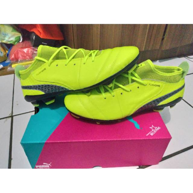 Puma One 18.3 fg white/yellow