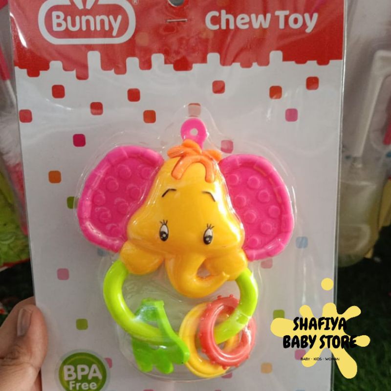 Lusty Bunny Teether Chew Toy