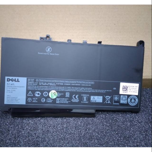 Baterai Laptop DELL Latitude E7270 E7470 7CJRC