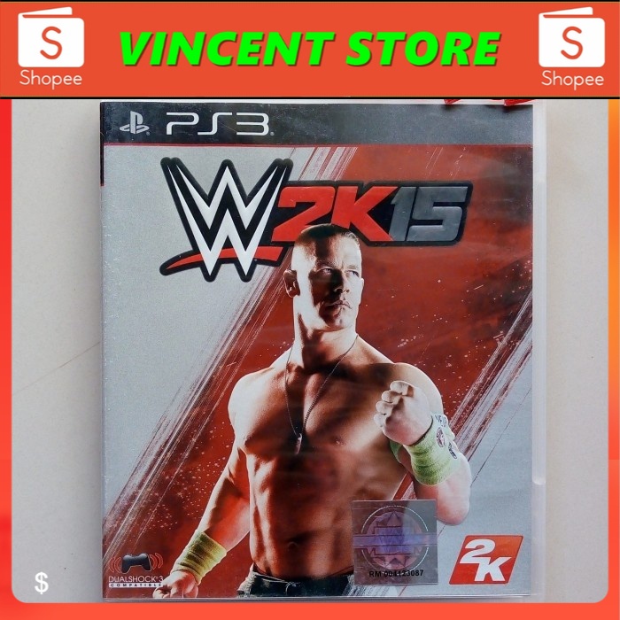 bd PS3 kaset game WWE 2K15 / 2015 / W2K15