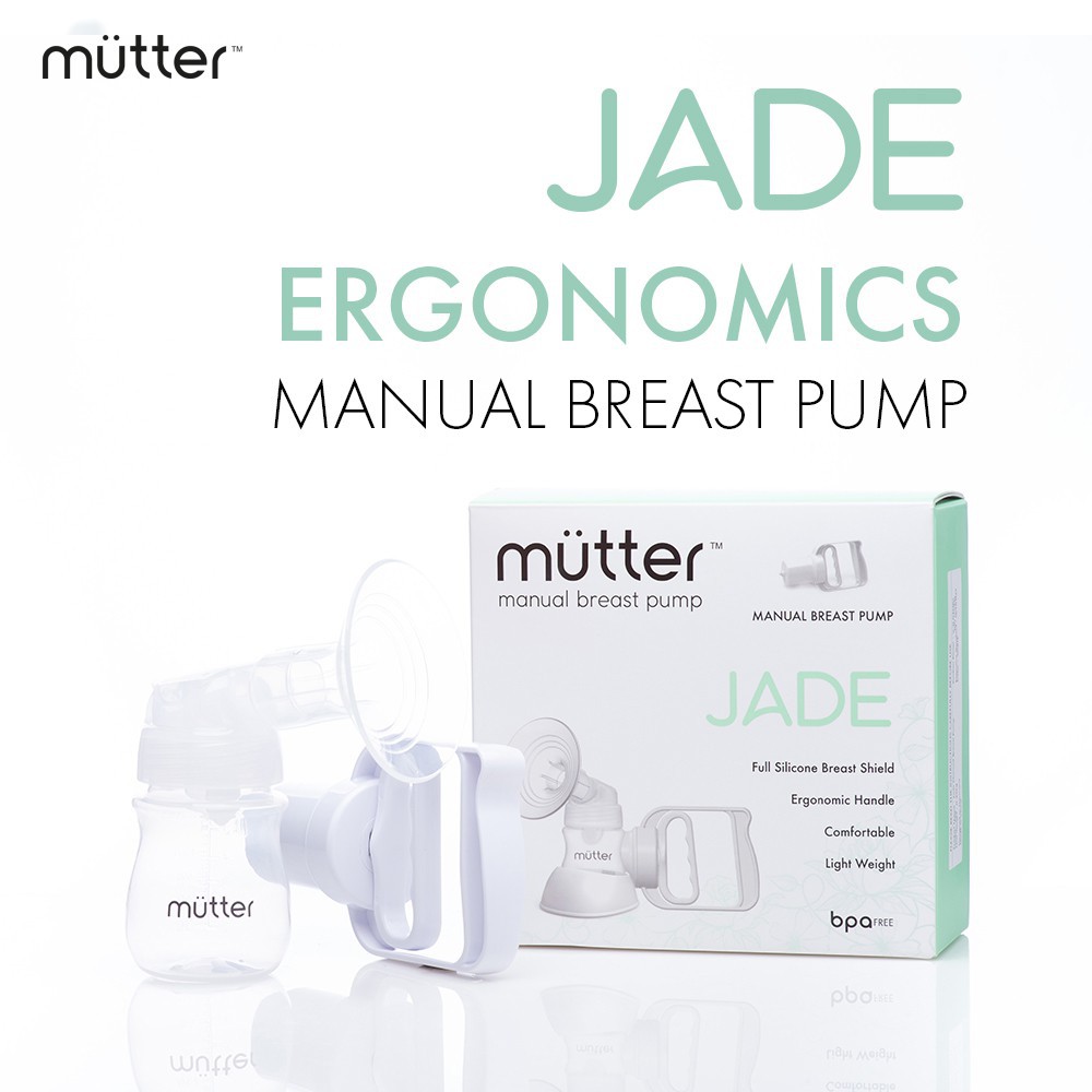 Makassar - MUTTER JADE Pompa ASI Manual Ergonomis Handy Breast Pump Clinical Purpose