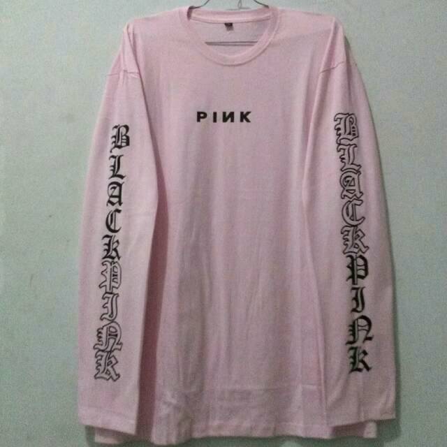 BAJU BLACKPINK KAOS LENGAN PANJANG LONG SLEEVE BLACKPINK KOREA KOREAN KPOP ATASAN PRIA WANITA BP