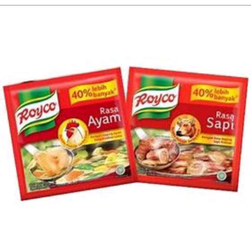 

Royco rasa ayam dan sapi ( 8 gr )