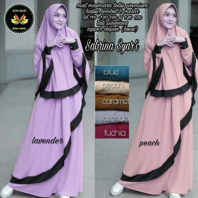 Best seller  Gamis sabrina syari ori al-fath