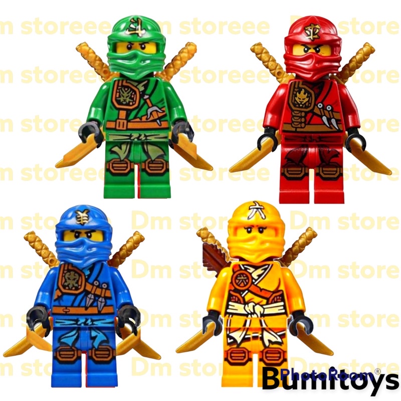 bricks figure roboman ninja (4 pc 4 warna) minifigure / bricks / mainan murah