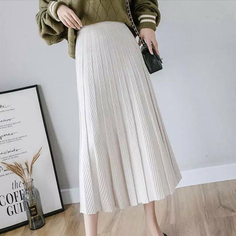 ORIGINAL ROK RAJUT IMPORT / RAJUT TEBAL PREMIUM / SKIRT IMPORT / FBFC KNIT SKIRT IMPORT // ROK RAJUT