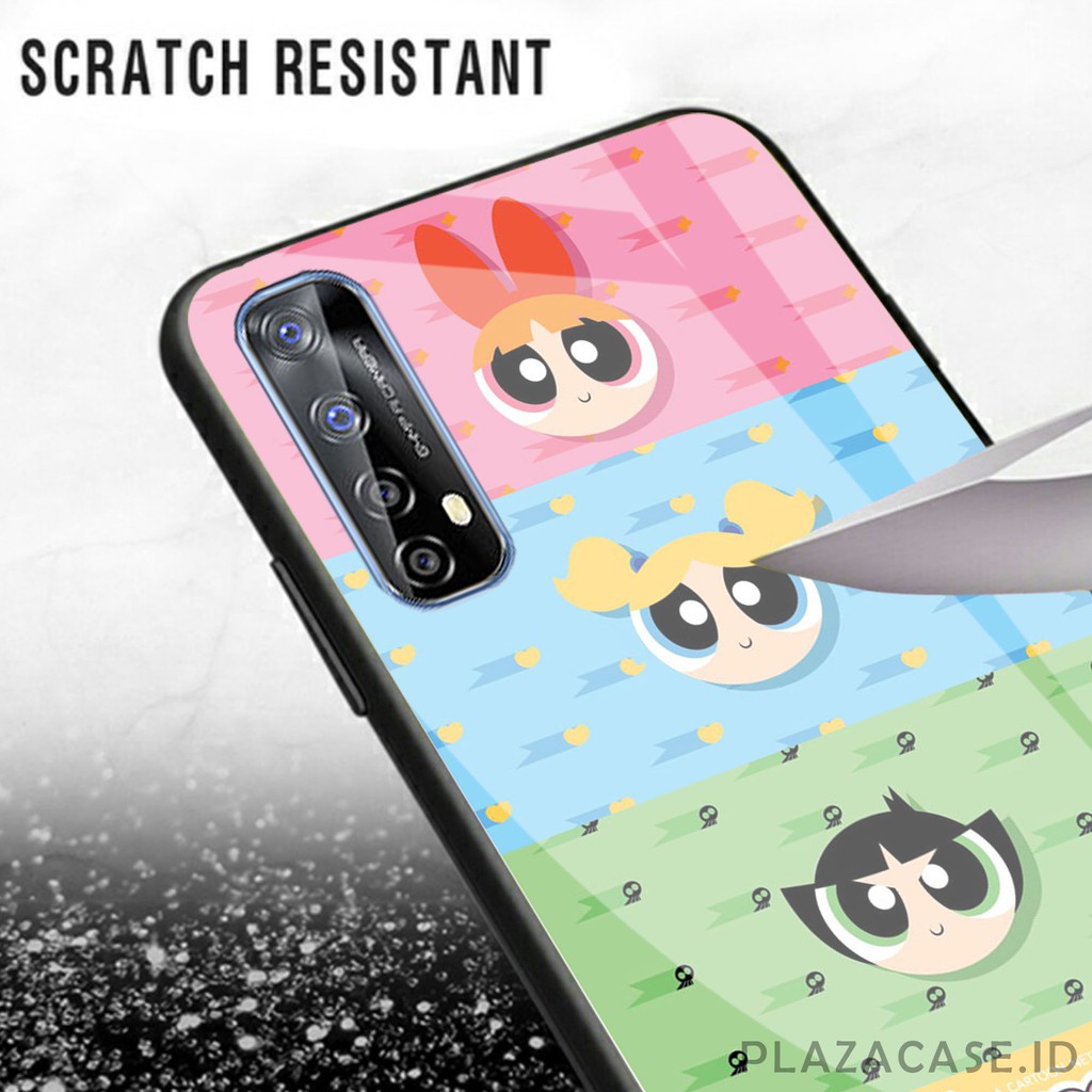 Powerpuff Girls Softcase Glass [K70] for REALME 7 Y20 A53 REDMI 9C C17 RENO 4 REALME 7i Y50 A73