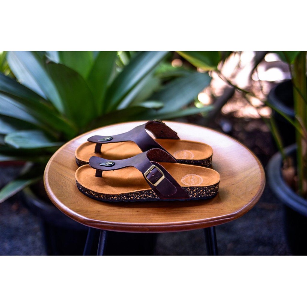 SANDAL KASUAL PRIA/WANITA VOLKERFOOTWEAR ART ROBBIN BROWN