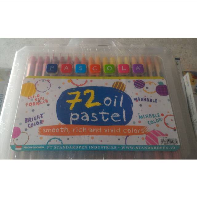 

Oil pastel 72 warna pascola