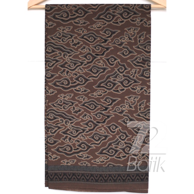 KAIN BATIK KATUN Premium Motif Mega Mendung Cirebon Cirebonan Coklat Choklat 722047 Cap 72 Jarik Jarit Samping Kebat Panjang Batik Katun Modern Premium Bahan Seragam Batik Pernikahan Kantor Keluarga Murah Kamen Jadi Batik Bali Lembaran